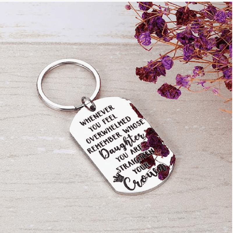 Creative Metal Key Chain Keyring Pendant for Birthday Graduation