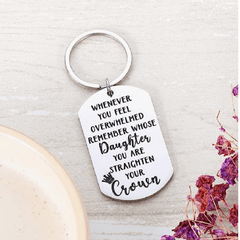 Creative Metal Key Chain Keyring Pendant for Birthday Graduation