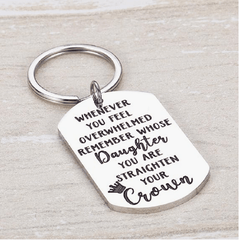 Creative Metal Key Chain Keyring Pendant for Birthday Graduation