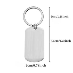 Creative Metal Key Chain Keyring Pendant for Birthday Graduation