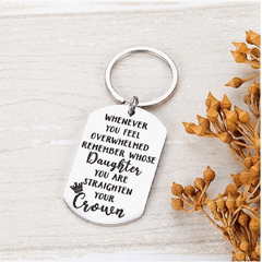 Creative Metal Key Chain Keyring Pendant for Birthday Graduation