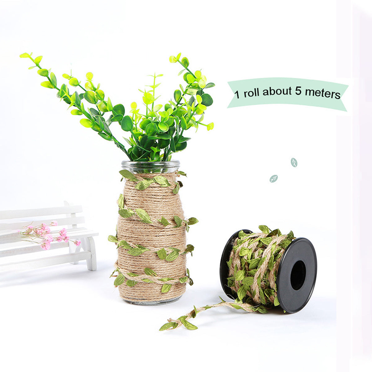 Roll Leaf Hemp Rope for Bouquets Flower Wrapping