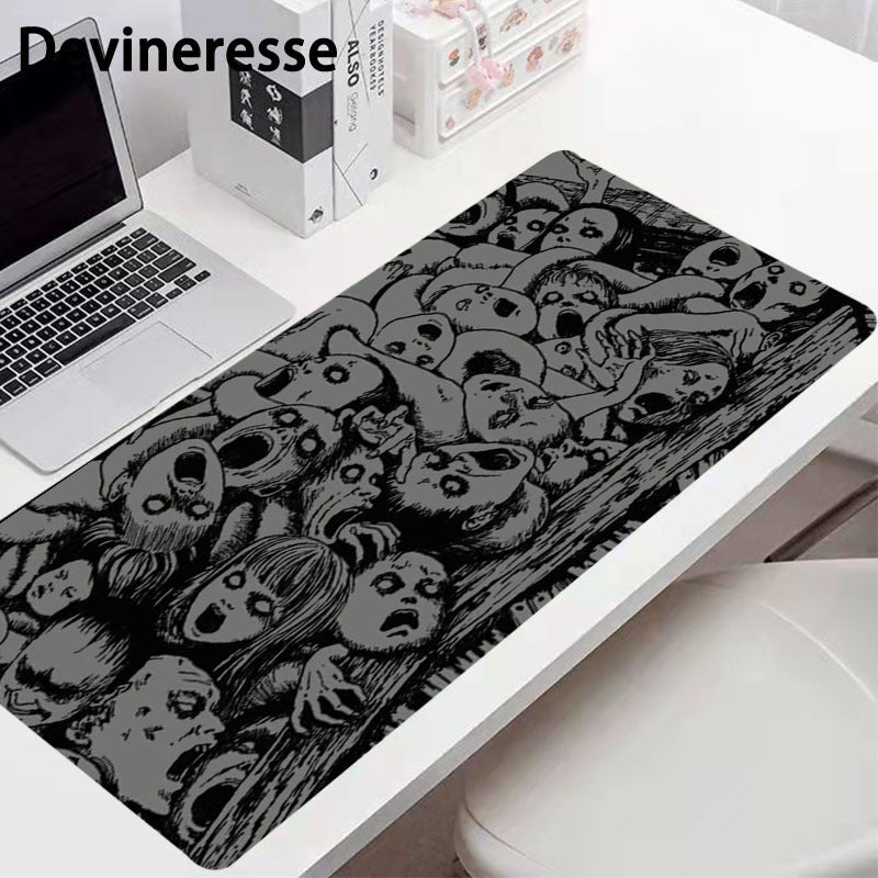 Horror Comics Darkness Gaming Mouse Pad Desk Mat