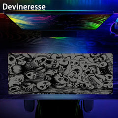 Horror Comics Darkness Gaming Mouse Pad Desk Mat