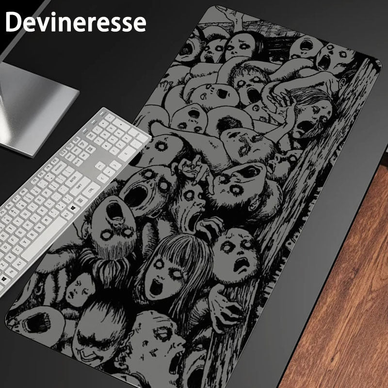 Horror Comics Darkness Gaming Mouse Pad Desk Mat