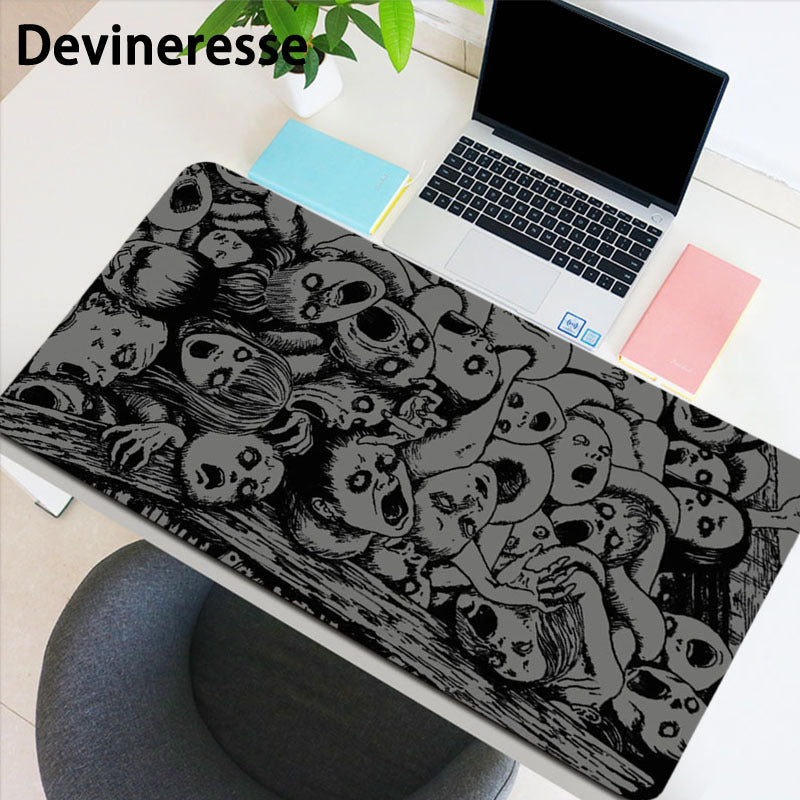 Horror Comics Darkness Gaming Mouse Pad Desk Mat