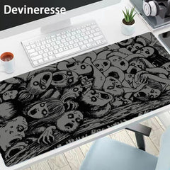 Horror Comics Darkness Gaming Mouse Pad Desk Mat
