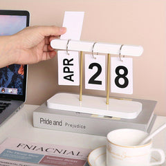 Retro Wooden Calendar Ornament For Home and Office Decoration