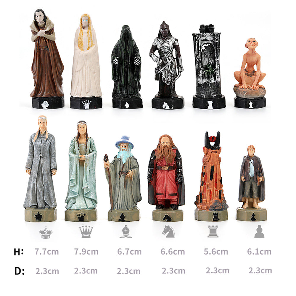 Resin Chess Statue Decoration Crafts Home Decor Gift