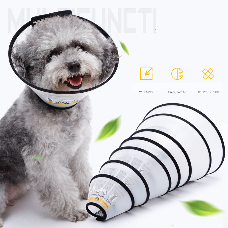 Dog Muzzle Mask Anti-bite Adjustable Elizabethan Collar