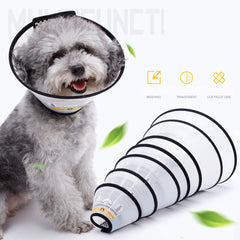Dog Muzzle Mask Anti-bite Adjustable Elizabethan Collar