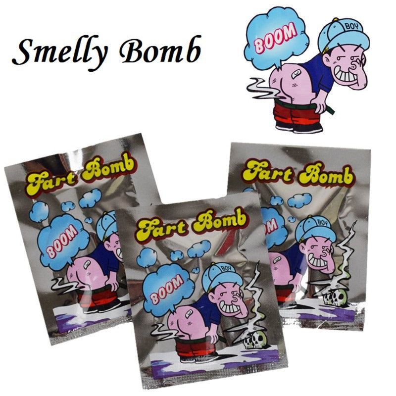 10pcs Funny Fart Bomb Aroma Bags Smelly Stink Gag Toys
