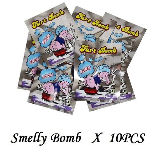 10pcs Funny Fart Bomb Aroma Bags Smelly Stink Gag Toys
