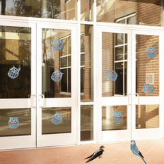 10pcs Bird Repellent Tape Reflective Scare Owl Deterrent