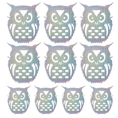 10pcs Bird Repellent Tape Reflective Scare Owl Deterrent