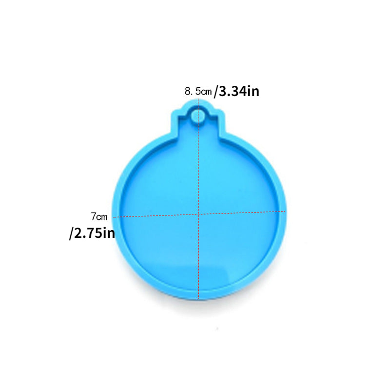 Christmas Pendant Silicone Mold DIY Epoxy Resin Mould