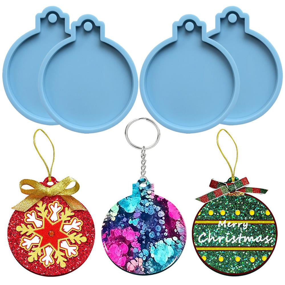 Christmas Pendant Silicone Mold DIY Epoxy Resin Mould