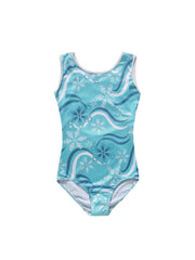 Girls Snowflake Graphic Gymnastics Jumpsuit
