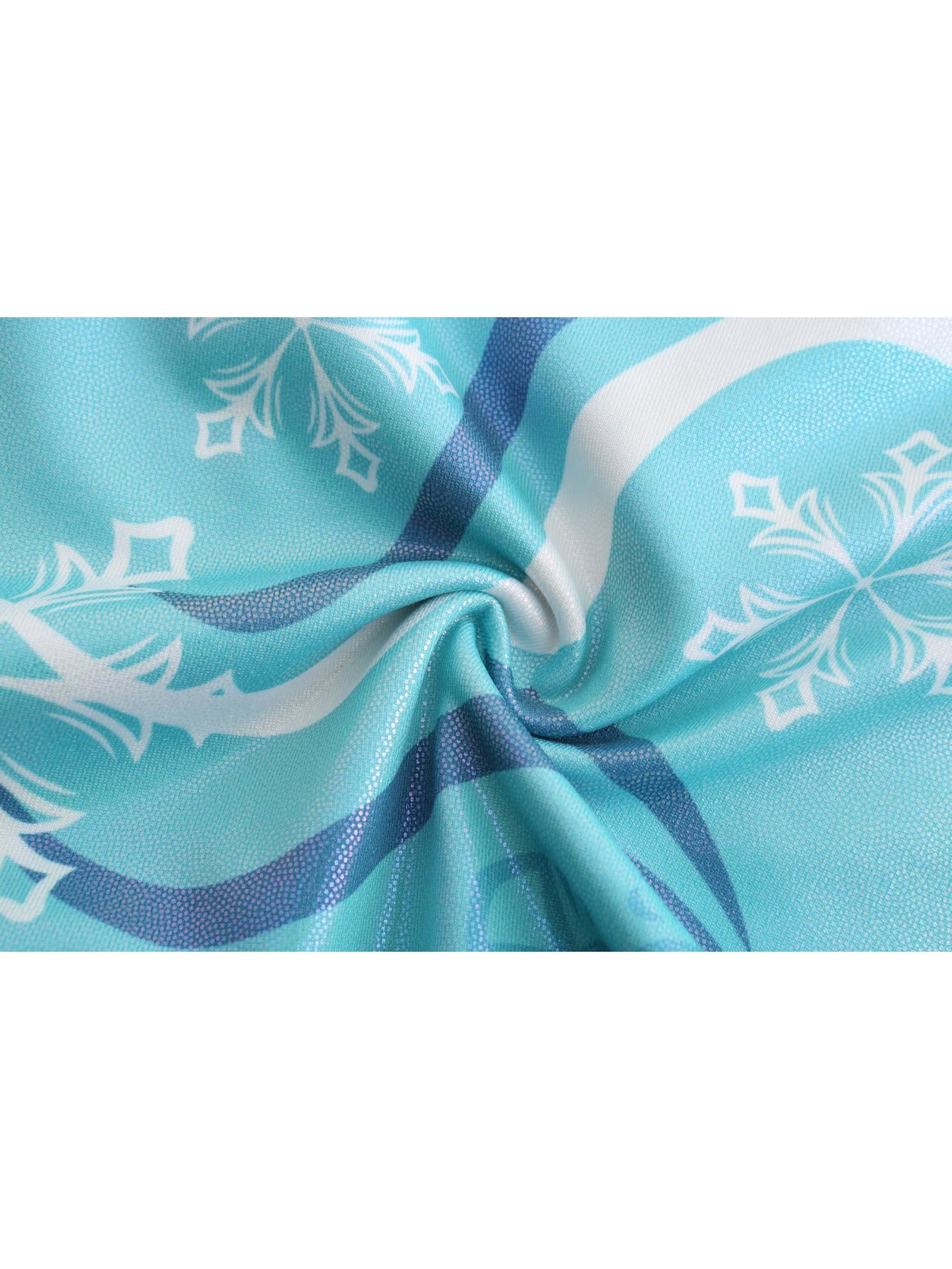 Girls Snowflake Graphic Gymnastics Jumpsuit