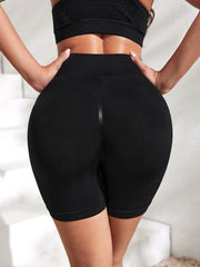 Slim Fit High Waist Yoga Short Tummy Control Stretchy Sporty Women's Activewear