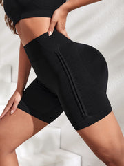Slim Fit High Waist Yoga Short Tummy Control Stretchy Sporty Women's Activewear