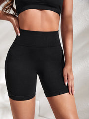 Slim Fit High Waist Yoga Short Tummy Control Stretchy Sporty Women's Activewear