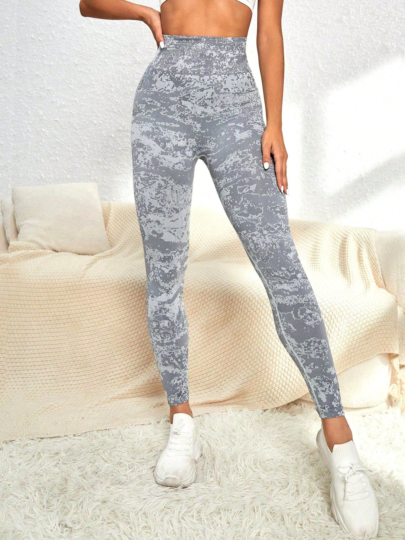 Tie Dye High Waist Tummy Control Yoga Leggings
