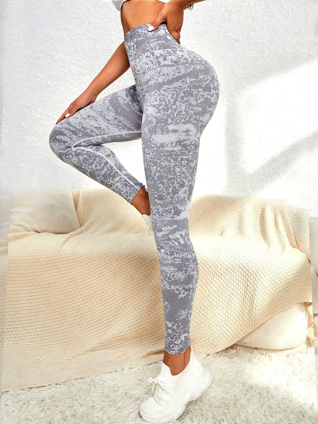 Tie Dye High Waist Tummy Control Yoga Leggings