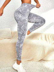 Tie Dye High Waist Tummy Control Yoga Leggings