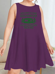Nightdress Women's Slogan Print Sleep Dress