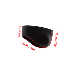 Winter Fleece Ear Muffs Headband Outdoor Sports Coldproof Riding Sweatband