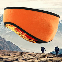Winter Fleece Ear Muffs Headband Outdoor Sports Coldproof Riding Sweatband