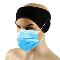 Winter Fleece Ear Muffs Headband Outdoor Sports Coldproof Riding Sweatband