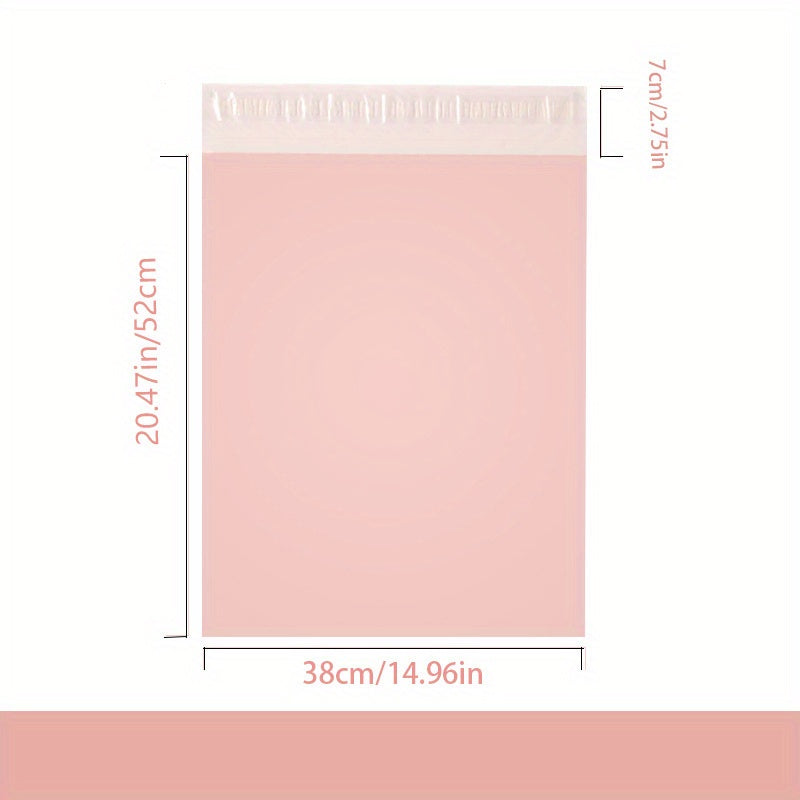 100pcs Pink Express Bag Customized Thickened Clothing Packing Bag