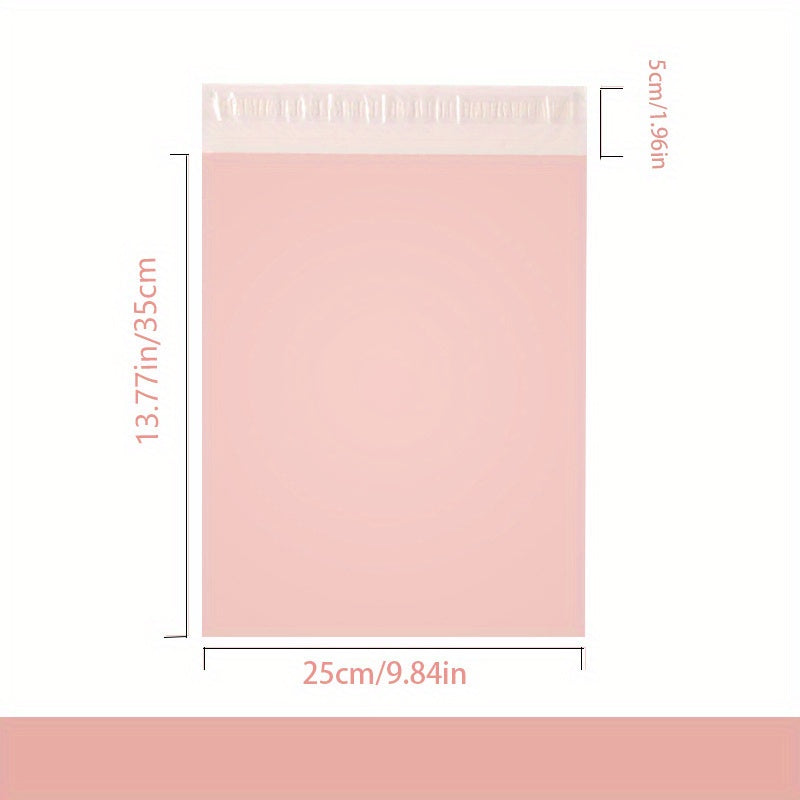 100pcs Pink Express Bag Customized Thickened Clothing Packing Bag