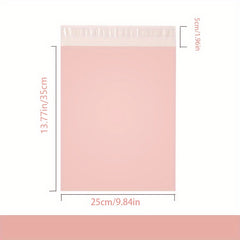100pcs Pink Express Bag Customized Thickened Clothing Packing Bag