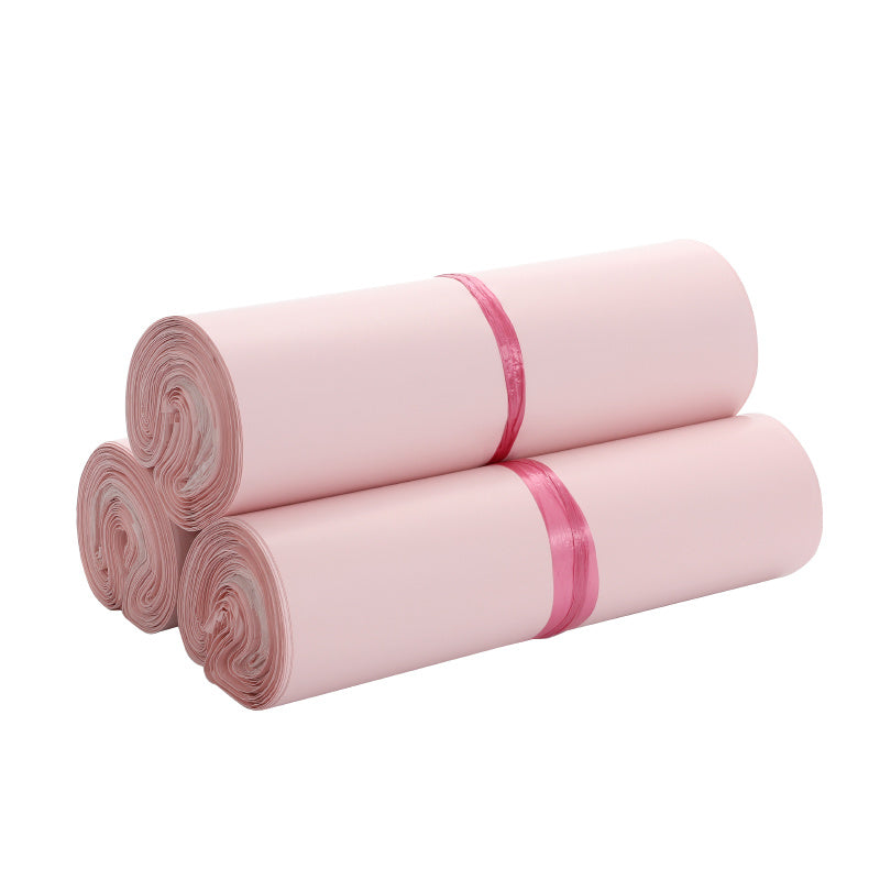 100pcs Pink Express Bag Customized Thickened Clothing Packing Bag