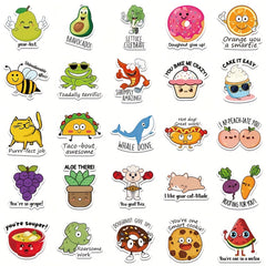 50pcs Cartoon Anime Stickers For Students Teacher School