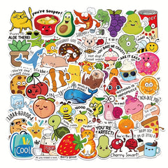 50pcs Cartoon Anime Stickers For Students Teacher School