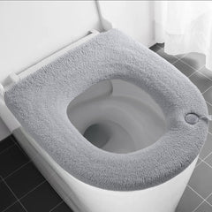 Thickened Toilet Seat Cushion with Handle - Washable & Reusable