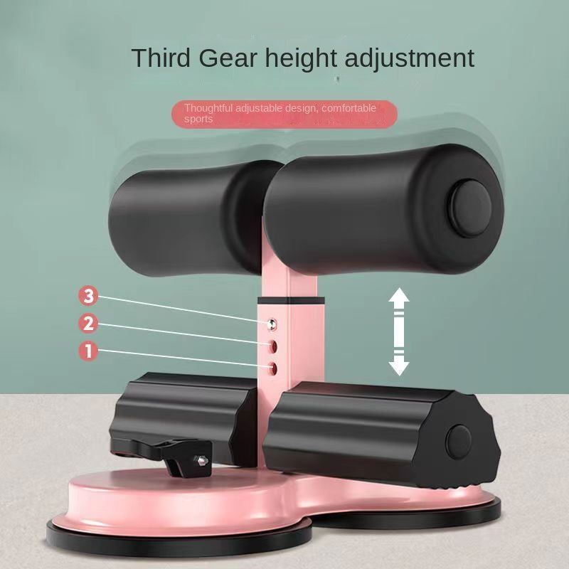 Fitness Foot Fixer Double Suction Cup Tummy Roller Abdominal Muscle Trainer