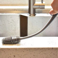 Silicone Cup Brush Long Handle Household Bottle Cleaning