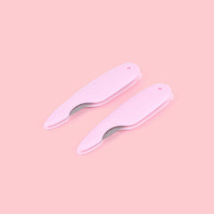 Stainless Steel Folding Nail File - Double Sided Cuticle Shaping