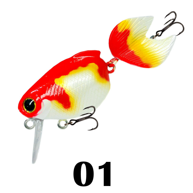 1pc 5 7 5g Goldfish Floating Fishing Lure Bionic Artificial Wobbler Hard Baits