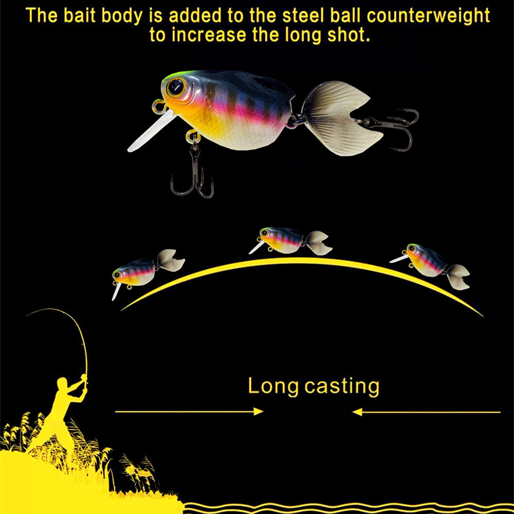 1pc 5 7 5g Goldfish Floating Fishing Lure Bionic Artificial Wobbler Hard Baits