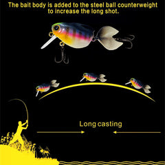 1pc 5 7 5g Goldfish Floating Fishing Lure Bionic Artificial Wobbler Hard Baits