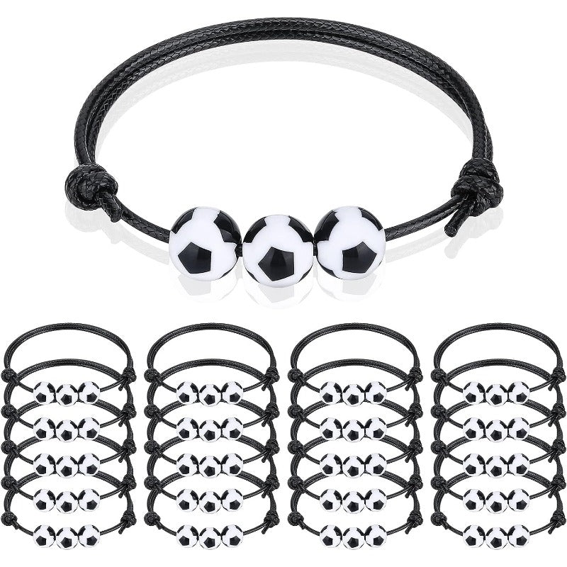 Sports Charm Bracelets Soccer Volleyball Basketball Baseball