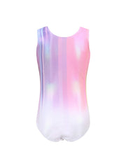 Gradient Sleeveless Ballet Leotard Girls Dancing Suit
