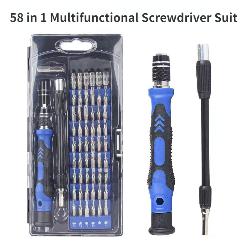 58-in-1 Screwdriver Set for Mobile Phones Watches Glasses Maintenance Tools