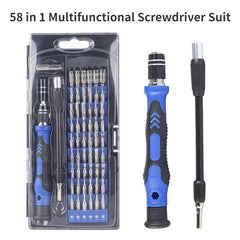 58-in-1 Screwdriver Set for Mobile Phones Watches Glasses Maintenance Tools